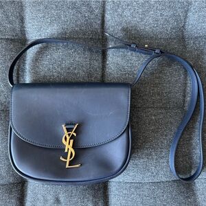 YSL Navy Crossbody